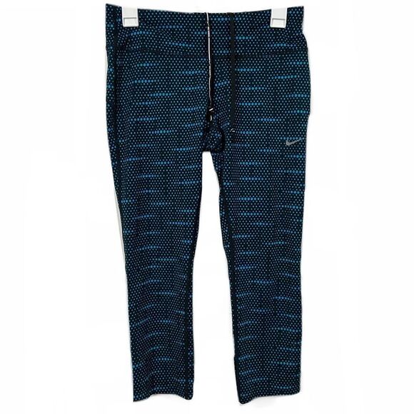Nike Running Dri-Fit Patterned Activewear Capris - Picture 1 of 5